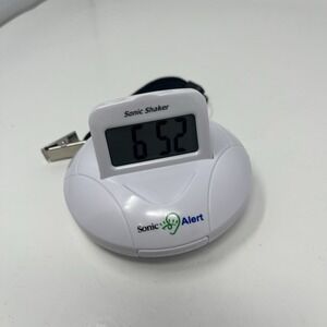 Sonic Alert Shaker SBP100 Vibrating Travel Alarm Clock - Hearing Impaired